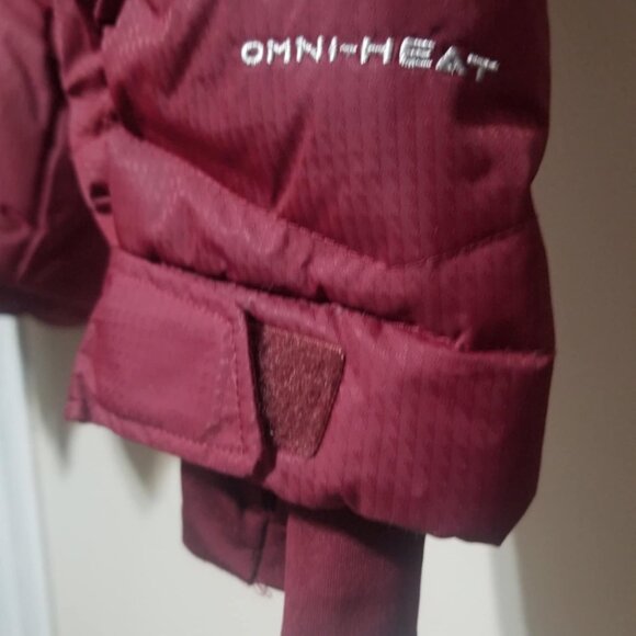 Columbia Winter Coat, Women's, Down, Ski, Snowboard, Omni-Heat, Burgundy, XL - Picture 4 of 8